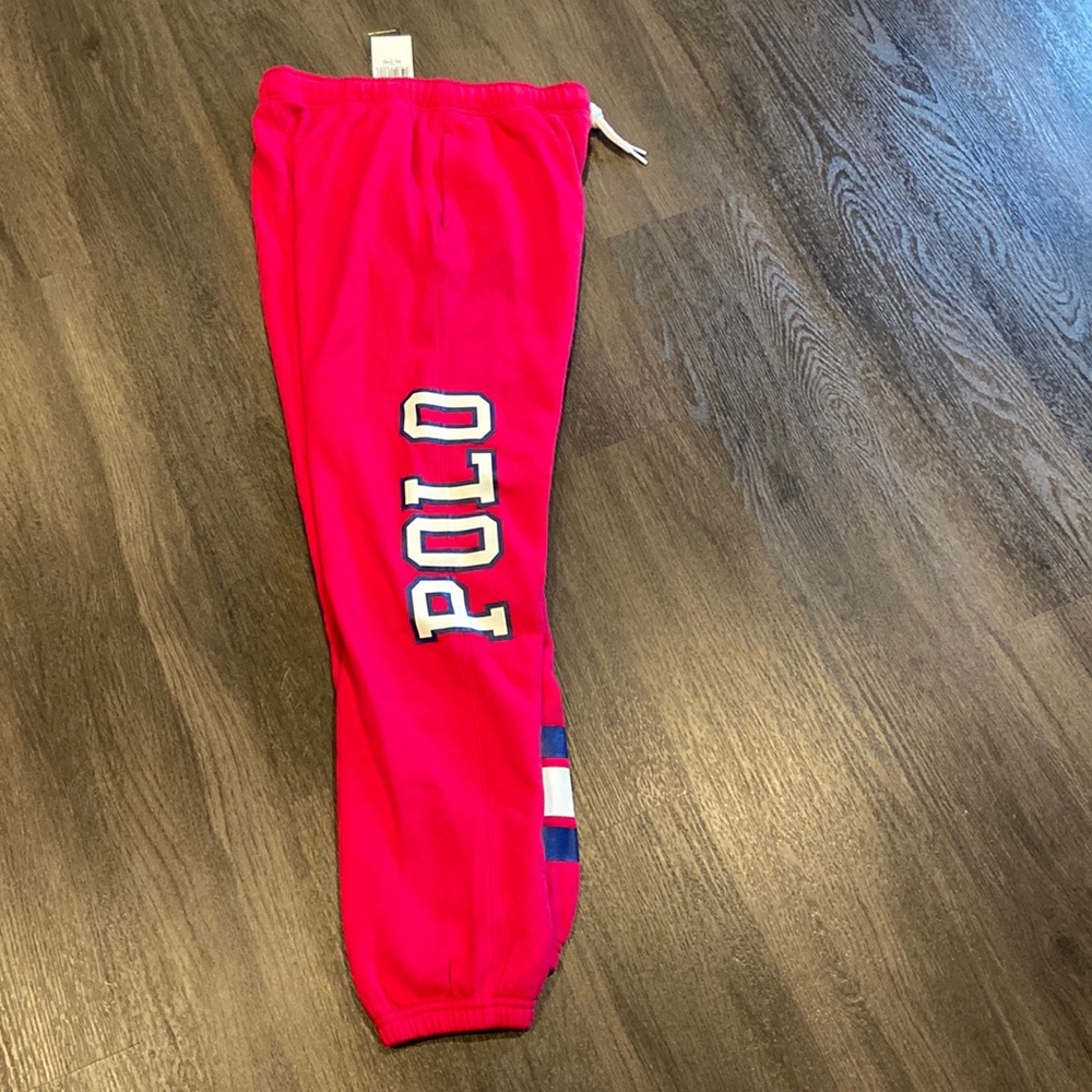 - Polo by Ralph Lauren hot pink/raspberry sweatpants Girls size 16